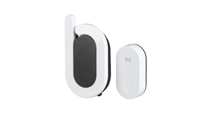 Dzwonek bateryjny bezprzewodowy BULIK II zestaw IP56 zasięg 350m DRS-988H SUN10000431