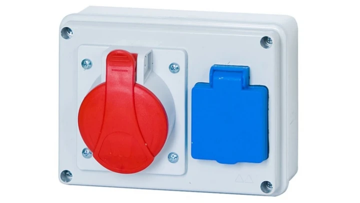 Rozdzielnica budowlana BERGAMO 1x5P 32A 1x2P+Z ITALINE ITA00112 ELIT50522