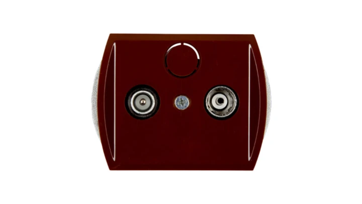 TREND Gniazdo antenowe RTV przelotowe 15dB brązowy 4G15P