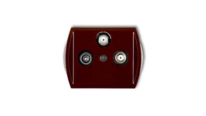 TREND Gniazdo antenowe 2 wyjścia SAT + TV brązowy 4GSN