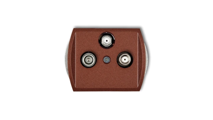 TREND Gniazdo antenowe 2 wyjścia SAT + TV brĄzowy metalik 9GSN