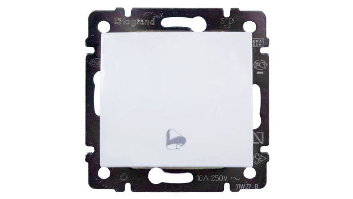 VALENA Przycisk /dzwonek/ biały 774216