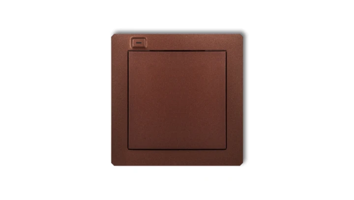 DECO Nadajnik 1-klawiszowy 2-kanałowy do systemu Exta Free brązowy metalik 9DEF-1