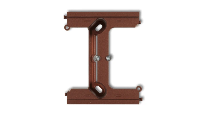 DECO Moduł rozszerzający puszkę natynkową pojedynczą, składaną do ramek wielokrotnych DECO brązowy metalik 9DPU-2