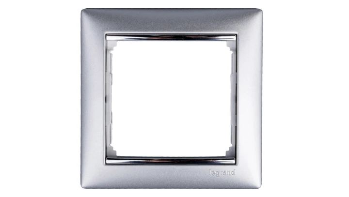 VALENA Ramka pojedyncza aluminium 770351