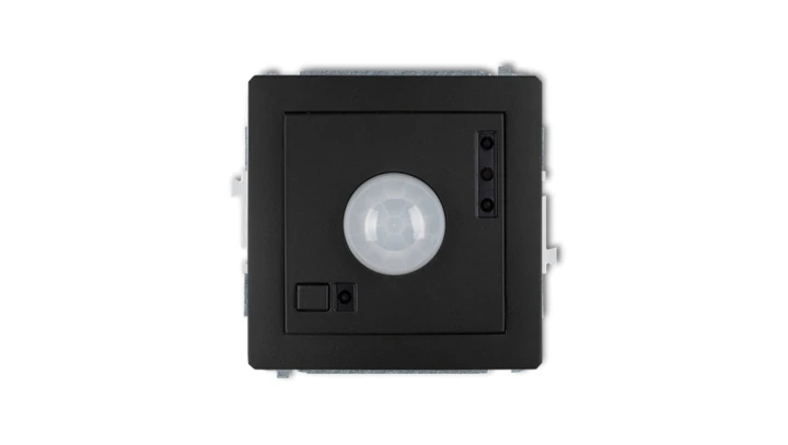 DECO Czujnik ruchu elektroniczny czarny mat 12DCR-1