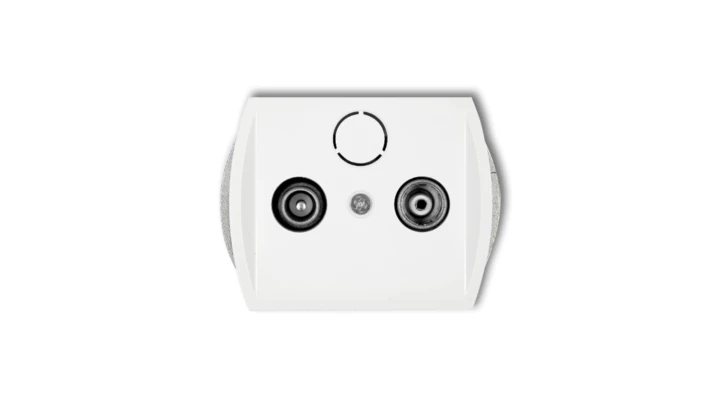 TREND Gniazdo antenowe RTV przelotowe 15dB biały G15P