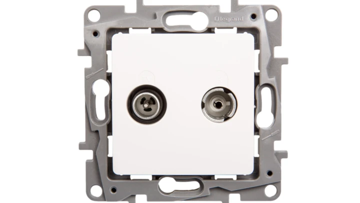 NILOE Gniazdo antenowe RD/TV końcowe 10dB białe 664562