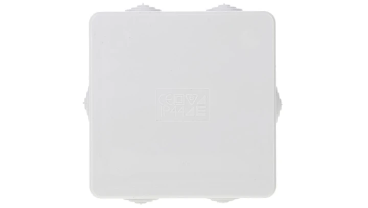 Puszka n/t hermetyczna PI z dławikami, pokrywa na zatrzask IP44 80x80 31.180