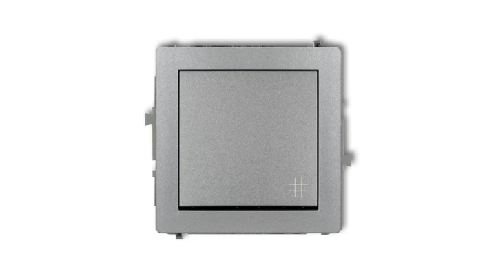 DECO Łącznik krzyżowy srebrny metalik 7DWP-6