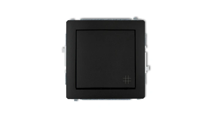 DECO Łącznik krzyżowy czarny mat 12DWP-6