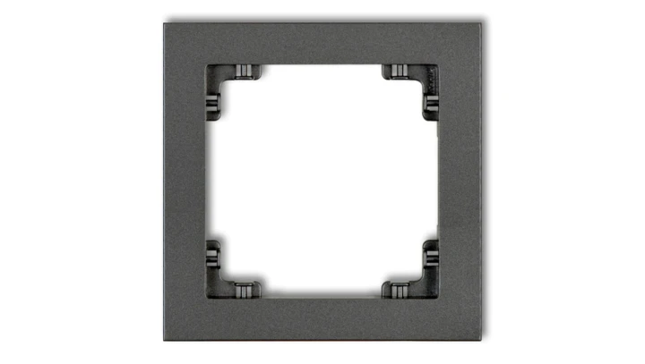 DECO Ramka pojedyncza grafitowy 11DR-1