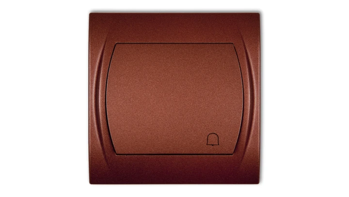LOGO Przycisk /dzwonek/ podświetlany brązowy metalik 9LWP-4L