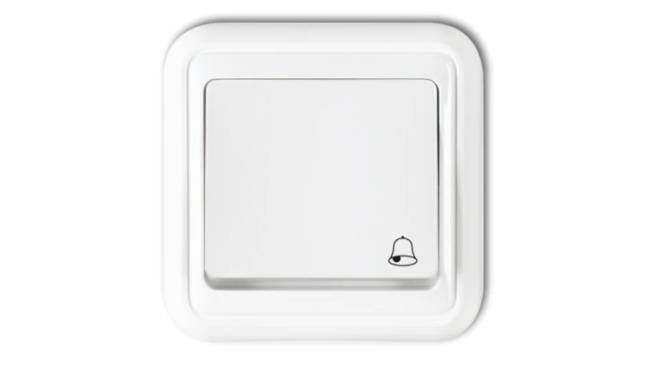 LIZA Przycisk /dzwonek/ podświetlany biały WPT-4L