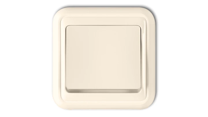 LIZA Łącznik jednobiegunowy podświetlany beżowy 1WPT-1L