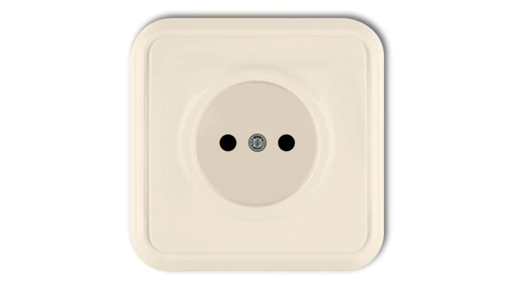 LIZA Gniazdo pojedyncze b/u beżowy 1GPT-1