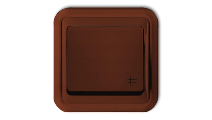 LIZA Łącznik krzyżowy podświetlany brązowy 4WPT-6L