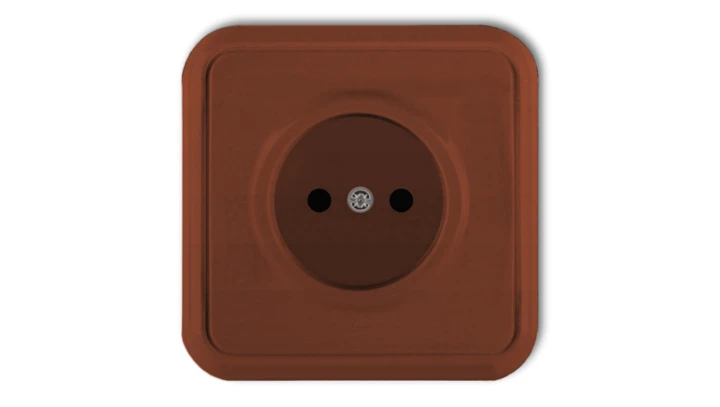 LIZA Gniazdo pojedyncze b/u brĄzowy 4GPT-1
