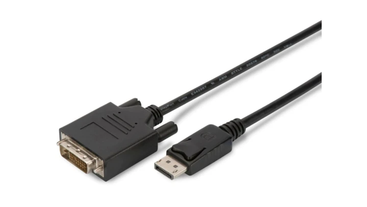Kabel adapter DisplayPort 1.2 Typ DP/DVI-D(24+1), M/M czarny 5m AK-340301-050-S