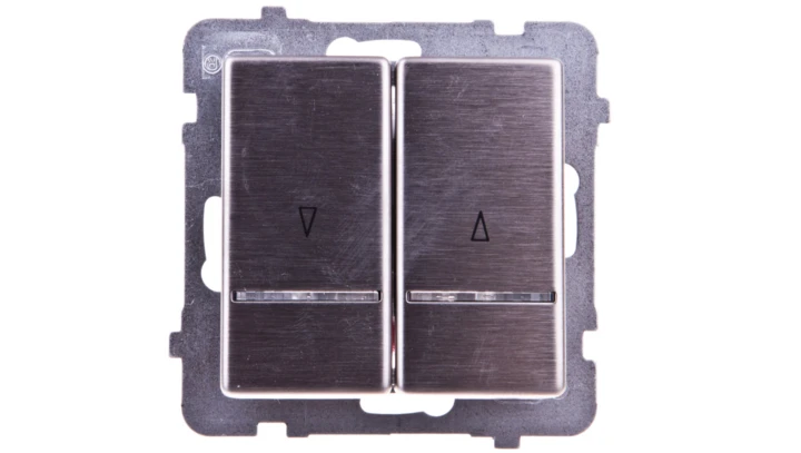 SONATA Łącznik żaluzjowy z podświetleniem stal inoxŁP-7RMS/m/37