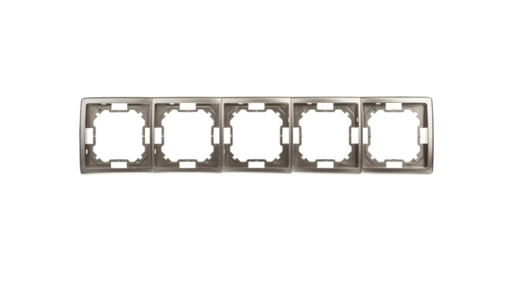 Simon Basic Standard Ramka pięciokrotna uniwersalna satynowa BMR5/29