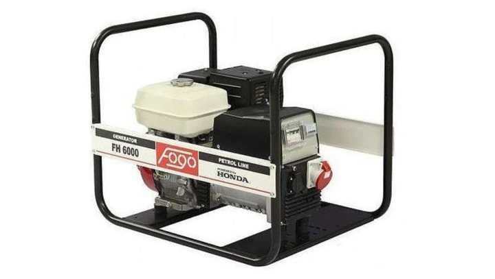 Agregat prądotwórczy 3-fazowy synchron 5kVA 4kW 7,2A IP23 Honda GX270 FH 6000