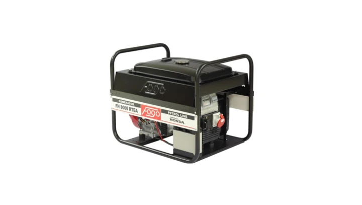 Agregat prądotwórczy 3-fazowy synchron 7kVA 5,6kW 10,1A IP23 Honda GX390 auto reg nap (AVR) rozr + aku wyciszony do współpr z SZ