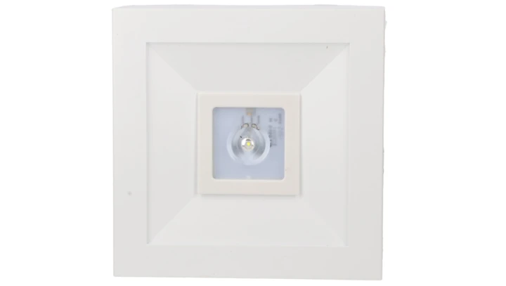 Oprawa awaryjna LOVATO N ECO LED 1W 125lm (opt. otwarta) 3h jednozadaniowa biała LVNO/1W/E/3/SE/AT/WH