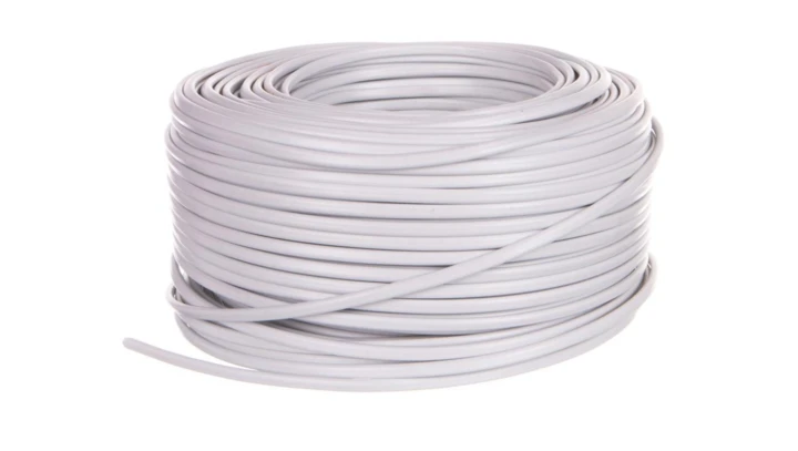 Przewód płaski H03VVH2-F (OMYp) 2x1 biały /25m/