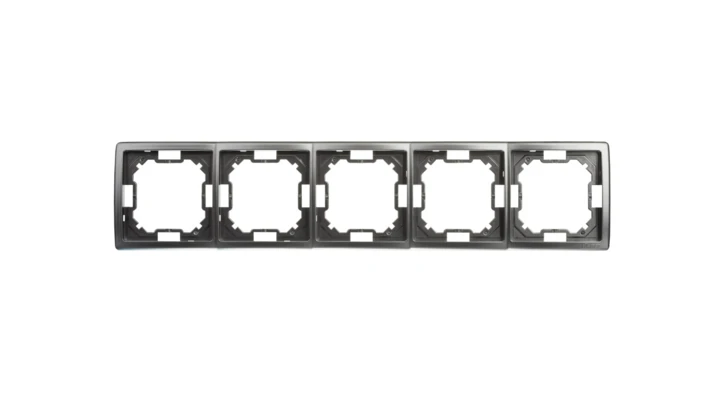 Simon Basic Standard Ramka pięciokrotna uniwersalna stal inox BMR5/21
