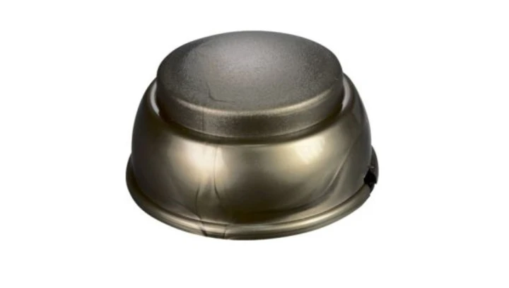 Wyłącznik nożny przelotowy, dwupozycyjny, dwutorowy, 2,5A/250V WN-2/2,5A/ZŁOTY