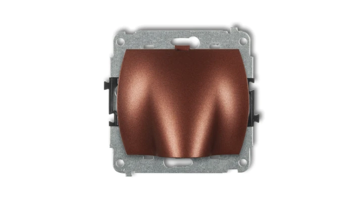 TREND Mechanizm wypustu kablowego brązowy metalik 9WPK