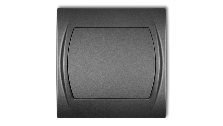 LOGO Łącznik jednobiegunowy grafitowy 11LWP-1