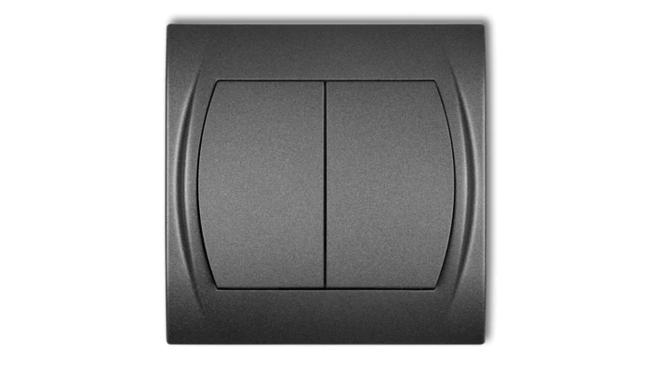 LOGO Łącznik świecznikowy podświetlany grafitowy 11LWP-2L