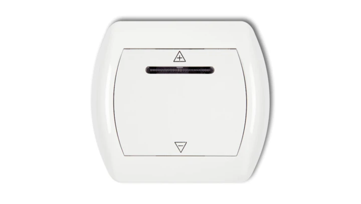 TREND Sterownik roletowy sterowany dotykiem i dowolnym pilotem biały SR-1