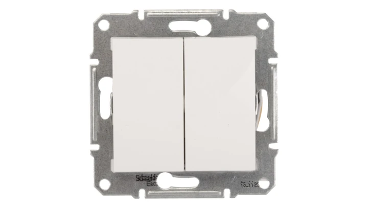 Sedna Łącznik schodowy podwójny 10AX biały IP20 SDN0600121