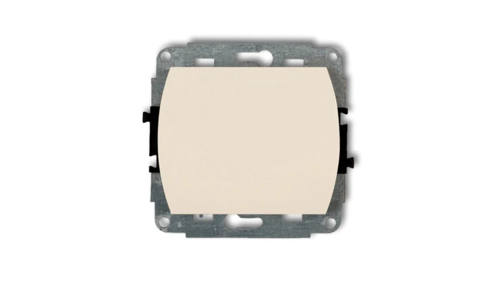 TREND Łącznik jednobiegunowy podświetlany beżowy 1WP-1L