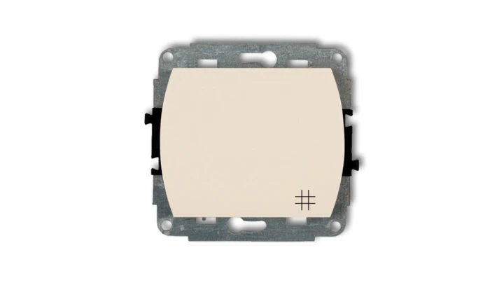 TREND Łącznik krzyżowy podświetlany beżowy 1WP-6L