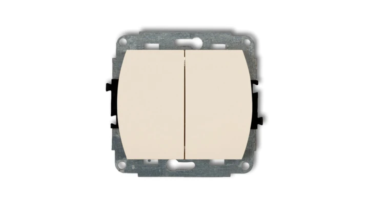 TREND Przycisk dwubiegunowy beżowy 1WP-44.2