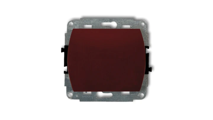 TREND Łącznik jednobiegunowy podświetlany brązowy 4WP-1L