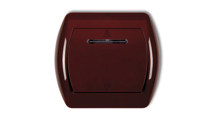 TREND Sterownik roletowy sterowany dotykiem i dowolnym pilotem brązowy 4SR-1