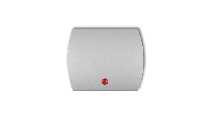 Klawisz z oczkiem do łączników serii TREND i LOGO srebrny metalik 7KZO