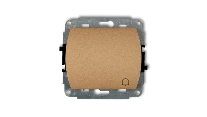 TREND Przycisk /dzwonek/ podświetlany złoty metalik 8WP-4L