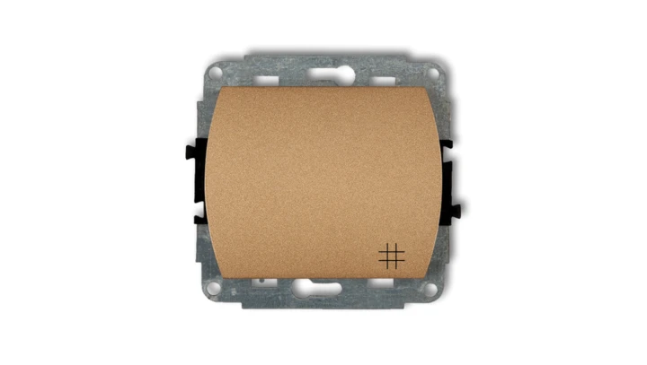 TREND Łącznik krzyżowy podświetlany złoty metalik 8WP-6L