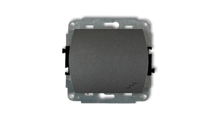 TREND Łącznik schodowy podświetlany grafitowy 11WP-3L