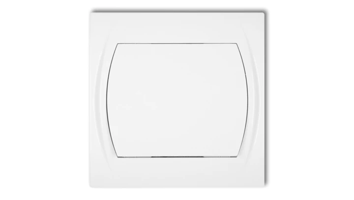 LOGO Łącznik jednobiegunowy podświetlany biały LWP-1L