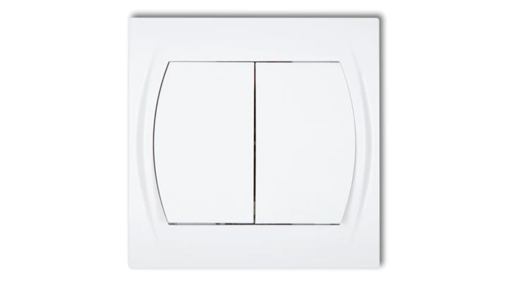 LOGO Przycisk świecznikowy biały LWP-44.1