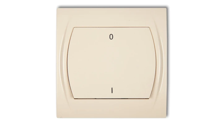 LOGO Łącznik dwubiegunowy beżowy 1LWP-9