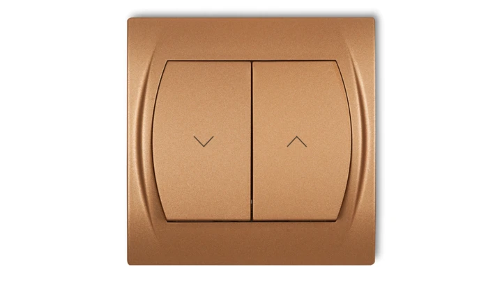 LOGO Łącznik żaluzjowy złoty metalik 8LWP-8