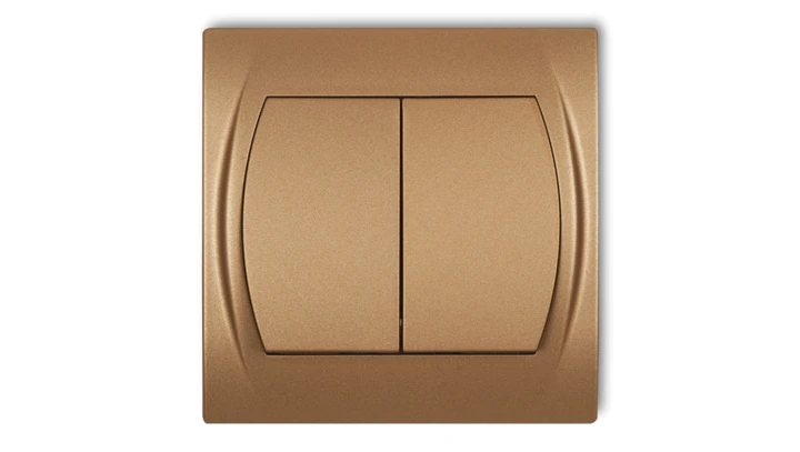 LOGO Łącznik świecznikowy podświetlany złoty metalik 8LWP-2L